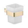 Housler® Brushed Brass (Gold) Square Bathroom accessories (Sq.BB.Tumbler)