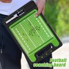 Pure Vie Premium Double-Sided Football Coaching Board Rugby Tactics Clipboard