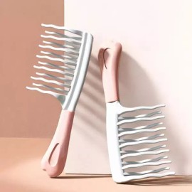Byuldo Pyogi 파마 웨이브빗 컬유지 볼륨살리기 2중빗살 스타일링빗 모든머리용 Perma Wave Bit Curl Keeper Volume Lifting 2 in 1 Styling Comb for All Hair Types [Wavebit]