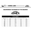 Kinex 4026-12-050 Solid Machinist Square 19-3/4" x 13" (500 x