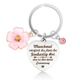 Ouligay Inspirational Keyring Sometimes Forget You That You Great Bist Courage Gift Christmas Farewell Gift for Women Colleague Mother Teacher Best Friend Mum, silver