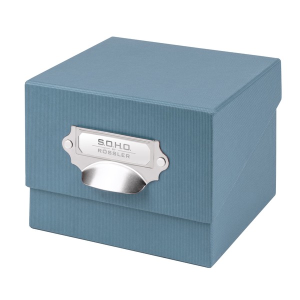 S.O.H.O. 1325452150 A6 Denim Photo Box with Index Holder and
