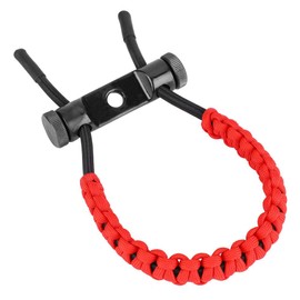Shanrya Bogenschießen Handgelenksseil, Bogenschießen Handgelenkband, Universal Komfortable Hochfest Bogenschießen für Bögen(red)