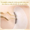 Pinzas De Aislamiento Nagaraku N-12 Extensiones De Pestañas Color Dorado