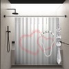 Yapicoco Shower Curtain Hooks Rings for Bathroom, 12PCS Gemstone Crystal