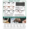 STARTONYOU 4 Pack Reading Glasses Men Readers Anti Blue Light