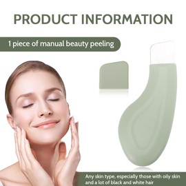 XENQITO 1 Pcs Werkzeuge zum Entfernen Von Mitessern, Mitesserentferner, Mitesser Schaber, Spatel Zur Tiefenreinigung Der Haut, Für Mitessern im Gesicht Und an Der Nase für die Haut der Nase