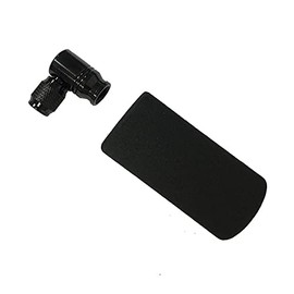 CO2 Inflator, Quick Portable Bicycle Tire Pump Head with Insulated Sleeve for Road and Mountain Bikes (Black)