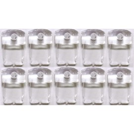 Wave Design (10 Pieces) Lightning Connector Dustproof Protective Cover with Knob Strap Hole, Compatible with 8 Pin Connector Dust Protection Cover with Knob Strap Hole, 8 Knob Holes