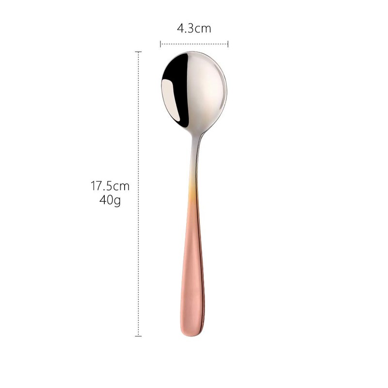 7-Inch Soup Spoons, Baikai 18/10 Stainless Steel Finished Bouillon Spoon,