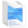 Ludery Acrylic Sign Holder 8.5 x 11 Vertical, Wall Mount