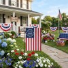 Patriotic 250th Anniversary USA Garden Flag - Double-Sided 12x18 Inch