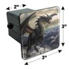 Graphics and More Rogue Dragon Winter Mountain Top Tow Trailer