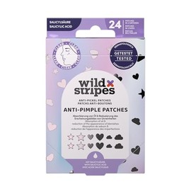 Wild Stripes - Anti-Pimple Patches Holo Clear - Pimple Plasters with Salicylic Acid for Targeted Day & Night Care - Quick & Effective - Anti Pimples & Blackheads - Skin Care for Blemished Skin - Pack