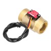 Water Sensor Meter Flowmeter 1.3in Brass Male Thread Swimming Pool