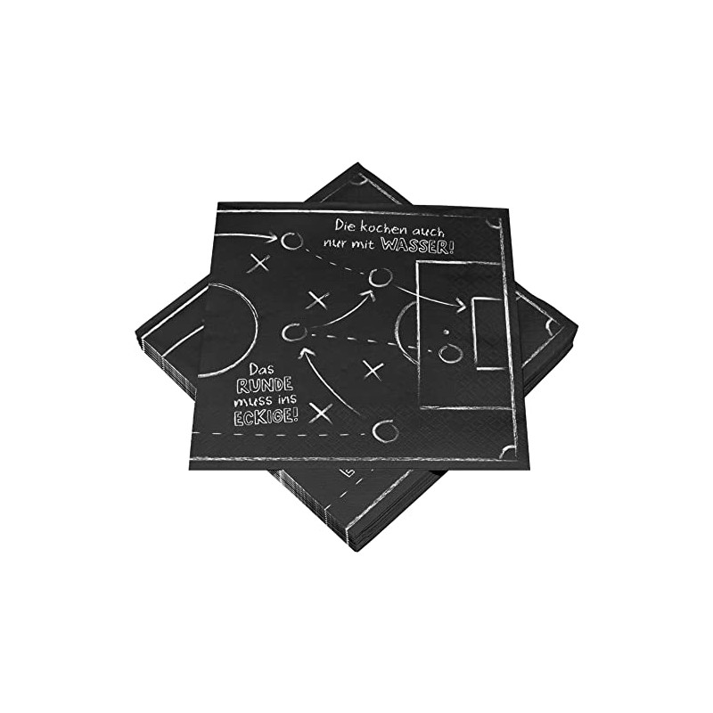 Heku - 20 Napkins Football Party 3-Ply 33 x 33
