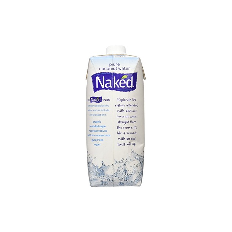NAKED JUICE 100% Pure Organic Coconut Water, 16.9 Oz