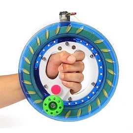 IMAGINE Kite Reel and Kite String with Reel, 8 inches Dia Includes 1000ft Line High Strength Kite String, Kite String Spool wiht Lock for Outdoor Kites,Ideal for Kids, Adults, and Toddlers (Blue)