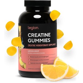 Creatine Monohydrate Gummies – Clean Creatine Supplement for Muscle Gain, Strength, Endurance & Post-Workout Recovery – Fast-Absorbing, Easy-to-Take Gummies for Improved Performance & Results – 150 Lemon Drop Flavor Gummies – No Fillers or Dyes:_Pink Lemonade