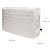 Indoor Air Conditioner Cover Window Unit AntiRust CreamyWhite 53.3x35.6x7.6cm with
