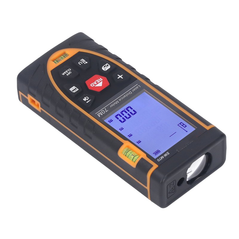 Infrared Laser Distance Meter Finder Large Backlit Screen High Accuracy