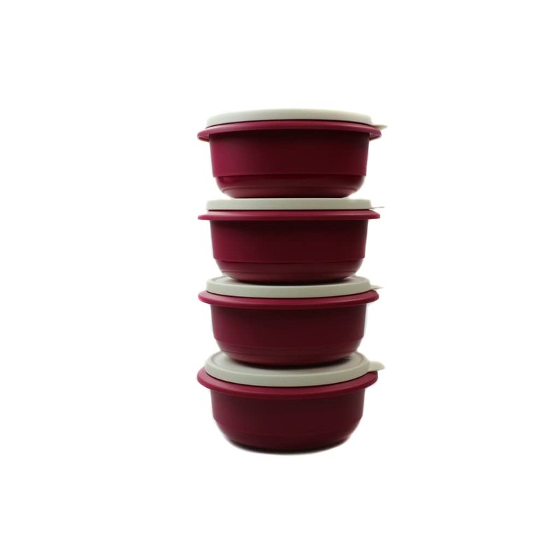 Tupperware Mixing Bowl Pro 1.0 L Dark Pink (4) Yeast