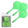 CyeeLife Integrated Dart Shaft and Flights Standard Shape,Dart Accessory Black/Red/Blue/Green/Yellow