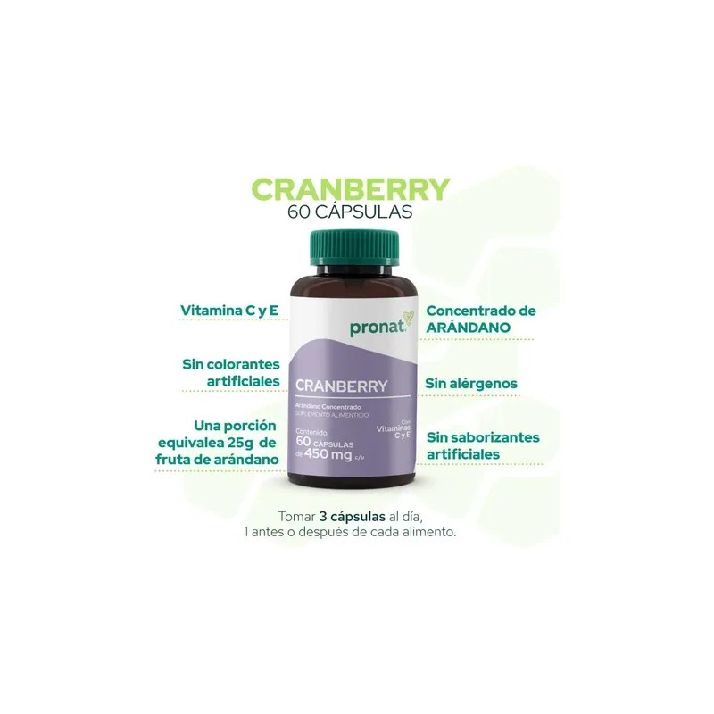 Cranberry (arandano) (60 Cap) Pronat