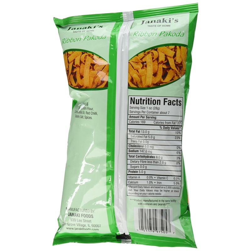 Great Bazaar Janaki's Ribbon Pakoda, 7 Ounce