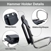 Heavaluefit HammerCatcher-Hammer Holder for Tool Belt, Quick Response Hammer Holster,