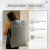 LFH Home Cotton Canvas Extra Large Laundry Bag with Handle,