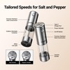ThermoMaven Upgraded Larger Capacity Electric Salt and Pepper Grinder Set,
