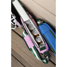 Fresh Pickle Insulated Cooler Bag - Outdoor Versatile Wine Bottle Carrier or 6 Can - Lightweight, Portable and Durable Travel Cooler with Flexible Storage for Golf, Hiking, and Camping