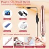 Alety Electric Nail Drill Kit, Portable Electric Nail File for