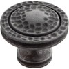 Hickory Hardware P3061-BI 1-3/8-Inch Mountain Lodge Knob, Black Iron