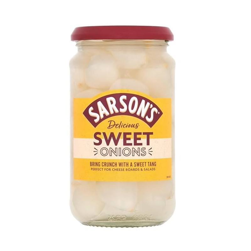 Sarsons Sweet & Mild Silverskin Onions 460g