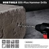 NORTOOLS SDS Plus Hammer Drills Bits Set with Carbide Tipped
