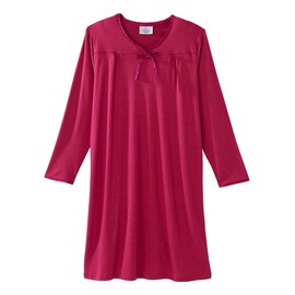 Silvert's Adaptive Clothing & Footwear Women's No Peek Hospital & Home Care Gown - Wine 3XL