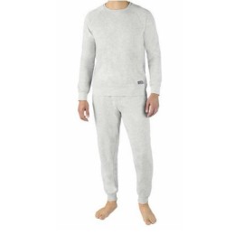Eddie Bauer NWT Eddie Bauer Mens 2-Piece Lounge Set Top & Jogger Pants (Light Gray) Medium