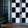 FEILAYS White Thickened Total Blackout Window Film Frosted Glass Static