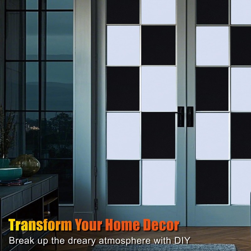FEILAYS White Thickened Total Blackout Window Film Frosted Glass Static