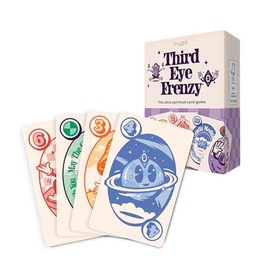 Myga Third Eye Frenzy Card Game - Ultra Spiritual Card Game for 2+ Players Adults, Teens, Kids and Families - 85 Cards