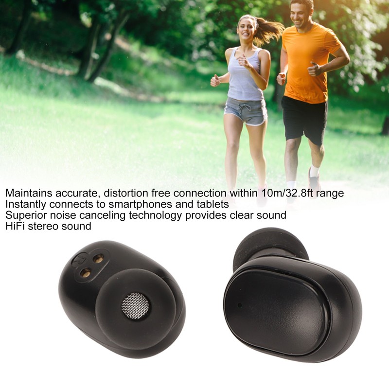 Bluetooth Earbuds Touch Control Stereo Sound Wireless Bluetooth Earphone with