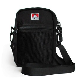 Ben Davis Vertical Mesh Mini Shoulder Bag, Men's, Women's, Product, Black