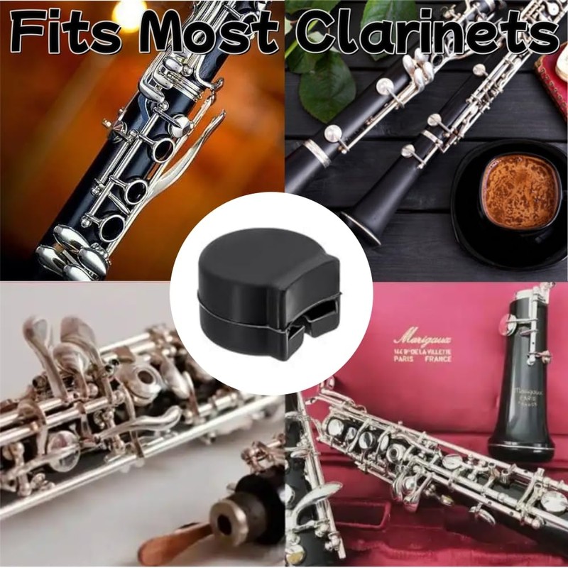 Clarinet Thumb Rest Cushion Protector, Rubber, 12-Pack, Compatible with Most