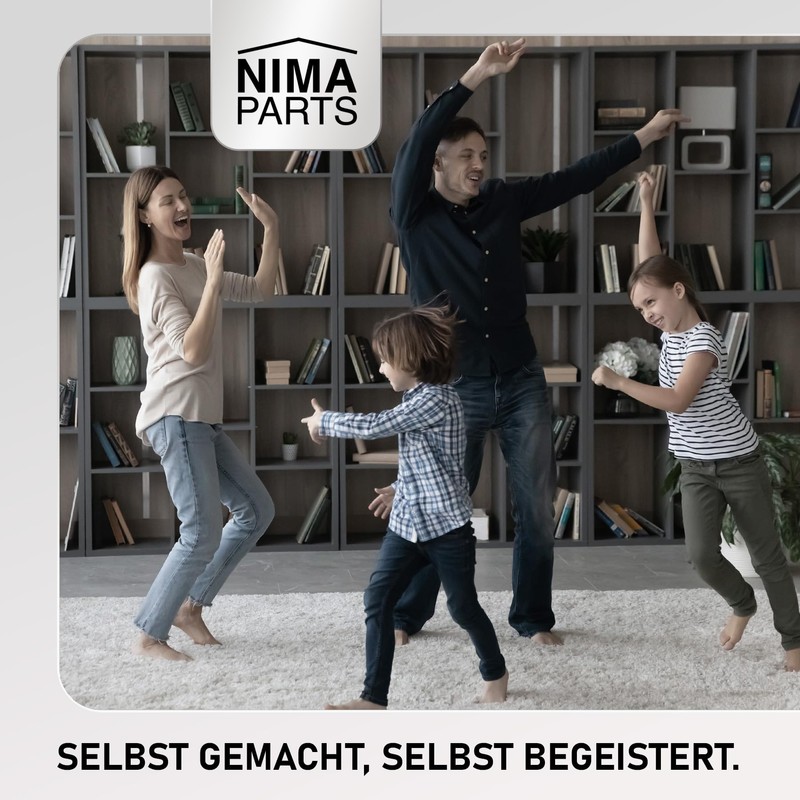 NIMA PARTS Fitschenringe – 60 Stück – Made in Germany