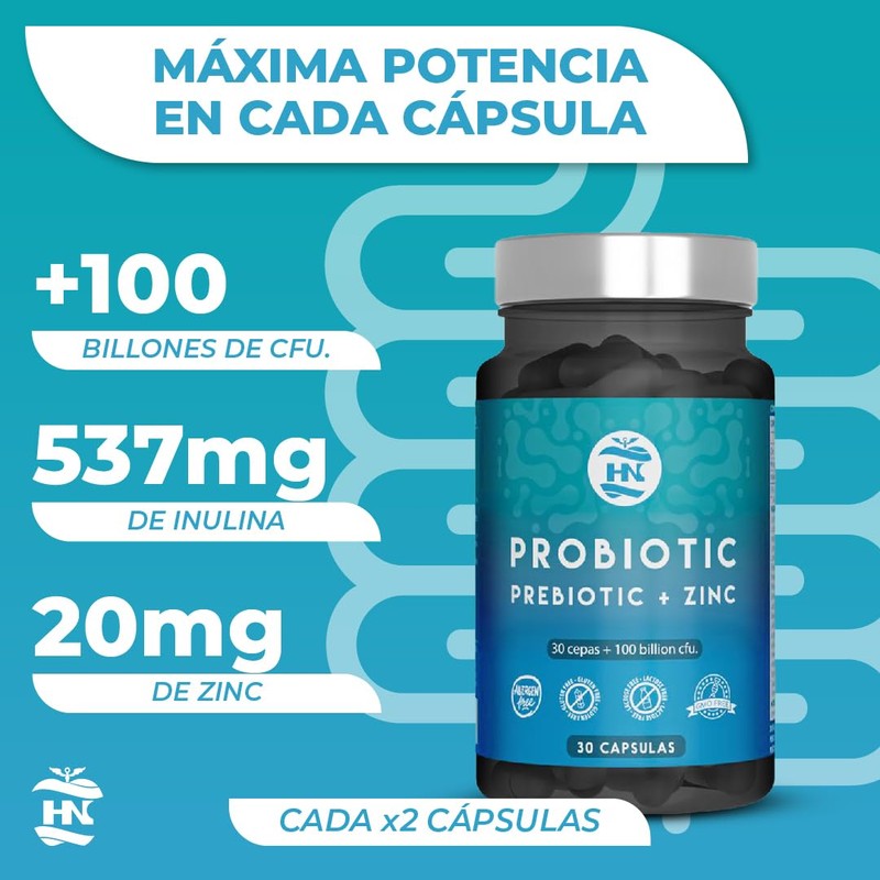 Intestinal Probiotics and Prebiotics 100 Billion CFU-30 Bacterial Strains Probiotics