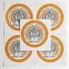 Feng Shui 5pcs White Umbrella Goddess Window Sticker Amulet Car