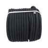 HOSTIC 1/2IN X 200FT 48 Strands Black Polyester Braided Rope