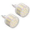 2Pcs G9 LED Light Bulb 600LM 52 Beads G9 Base